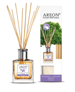Аромадифузор для дому з паличками Areon Home Perfume Patchouli, Lavender & Vanilla 150 мл &mdash; основне фото товару