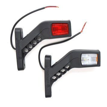 Габарит рожки косой 13 см 12/24V красно-бело-жёлтый 1+1+2 LED Ceray Л-091 4 шт