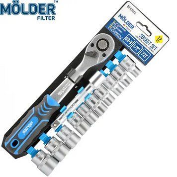 Набір інструментів Molder 12 шт. 1/4" МТ64812