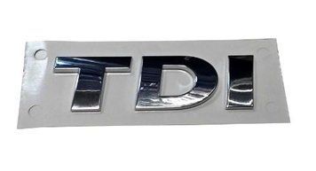 Емблема - напис "TDI" на багажник (хром) Golf 09< 78х25мм (5K0853675P739)