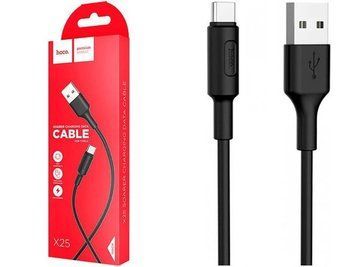 Кабель USB / TYPE-C "HOCO X25 Flash 3A/1метр White &mdash; основне фото товару