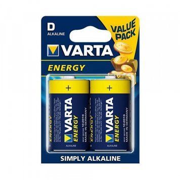 Батарейка LR20 "VARTA Energy D" (2шт/блистер)