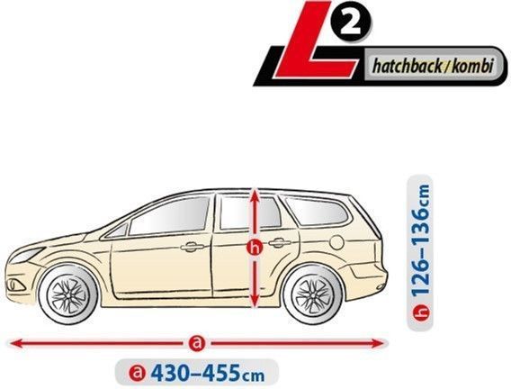 Тент на авто Kegel Optimal Garage для хетчбека/універсала L2 430&ndash;455 &times; 136 см (5-4316-241-2092)