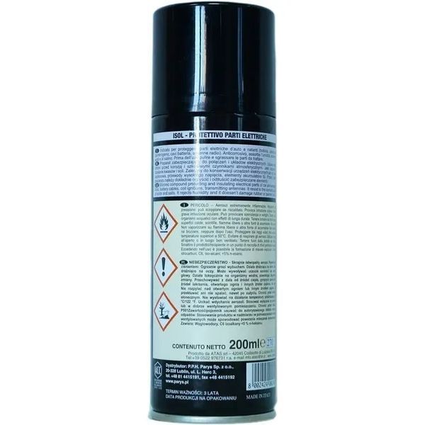 Очисник електричних контактів 200ml Atas Isol &mdash; основне фото товару